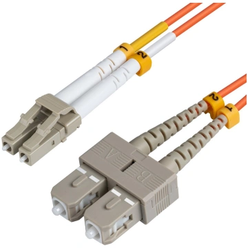 MicroConnect LC/UPC-SC/UPC 1m OM1 Fibre Patch Cabl