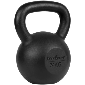 Cast iron kettlebell 24kg, REBEL ACTIVE