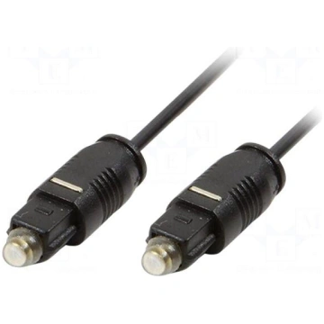 Cable | Toslink plug,both sides | 1.5m | Øcore: 2.