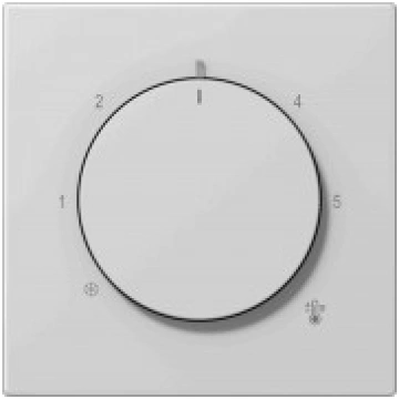 Centrālplate termostatam gaiši pelēka, LS, LS990LG