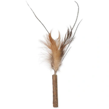 Magic Cat Natural Fun Stick With Natural Feathers 