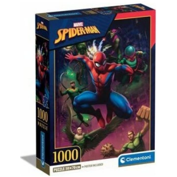 Clementoni CLE puzzle 1000 Compact SpiderMan 39768