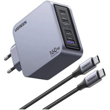 Ugreen Nexode Pro 160W GaN Charger with USB-C Cabl