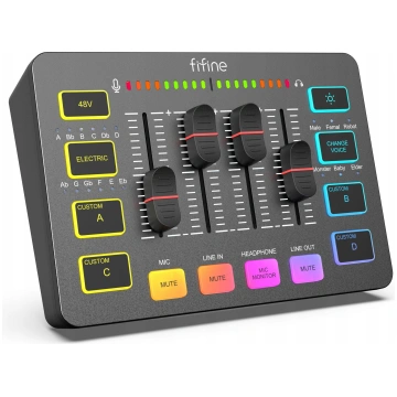 Fifine Mikser audio SC3 Czarny SC3 (4820216972474)