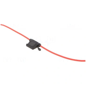 Fuse holder | 30A | on cable | Leads: cables | Con