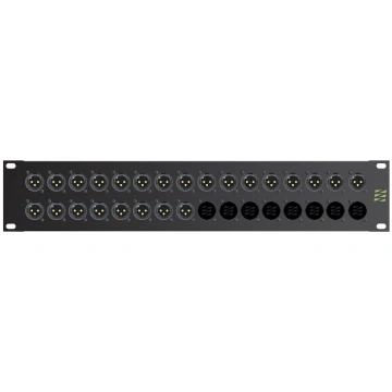 Sommer cable Audio-connection panel XLR , 1 HE, 12