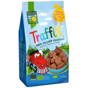Bohlsener Muhle BIO plēkšņu kviešu / kakao cepumi 