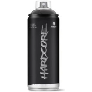 Montana Aerosolkrāsa Hardcore 400ml Satin Black