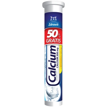 Zdrovit_calcium 300 Mg + Vitamīns C 20 Tabletes Mu
