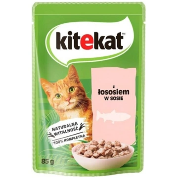 Kitekat pieaugušiem kaķiem, ar lasi, 28x85 g