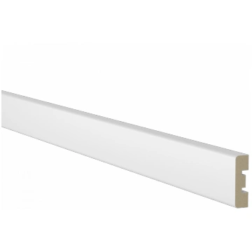 MDF durvju aplodas kompl. 5,5m/12*58/balta Eesti-h