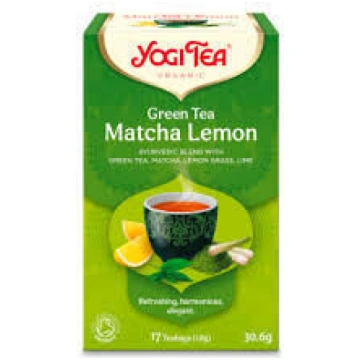 YOGI TEA® Green Tea Matcha Lemon - zaļā Matcha tēj