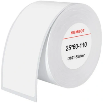 Termo etiķetes Niimbot uzlīmes 25x60 mm, 110 gab. 