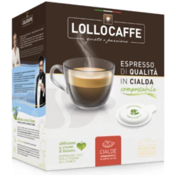 Cialde Ese 44mm Lollo miscela nera (Box da 150 Pez