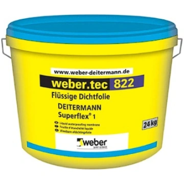 Weber Tec 822 Elastīga šķidrā hidroizolācijas mast