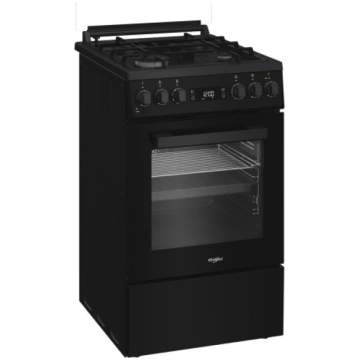 Whirlpool W5G8LMSWTB Gāzes plīts 50cm melna W5G8LM