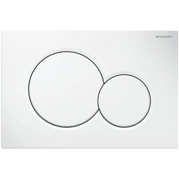Placca di comando geberit sigma 01 round bianca 11