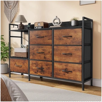 DWVO Chest of Drawers Bedroom Chest of Drawers wit