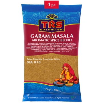 Garam Masala - garšvielu maisījums TRS, 4x100g