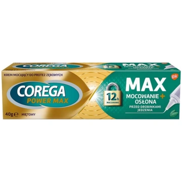 Corega_power Max Stiprinājums + Vāks Krēms Atbalst