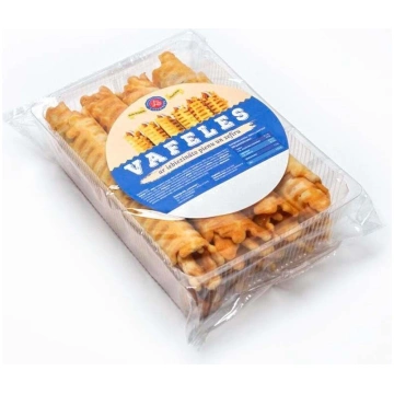 Vafeles LATSWEETS ar iebiezināto pienu un zefīru, 