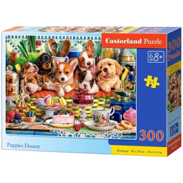 Puzle Castorland Puppies Dessert, 29 cm x 40 cm, 3