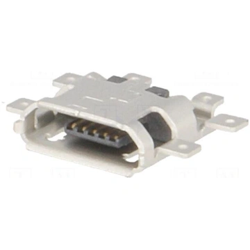 Socket | USB B micro | on PCBs | SMT | PIN: 5 | ho