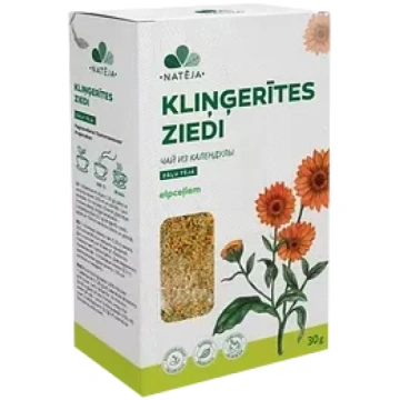 NATĒJA Kliņģerīšu Ziedi beramā tēja, 30 g