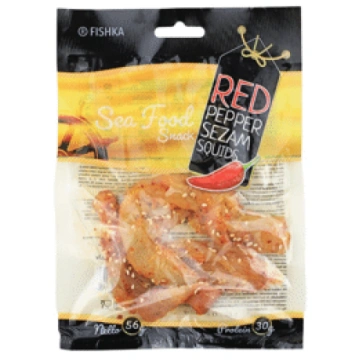 Kalmārs vītināts FISHKA ar sezamu un čili 56g