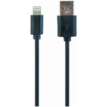 Gembird CC-USB2-AMLM-1M lightning cable Black