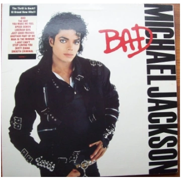 Michael Jackson ‎- Bad, LP, vinila plate, 12" viny