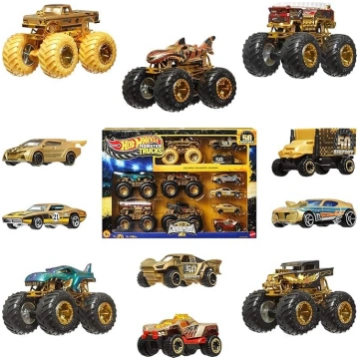 Hot Wheels Monster Trucks Trophy Champions Collect