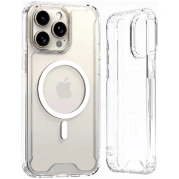 Hurtel Clear Corner Case MagSafe for iPhone 16 Plu