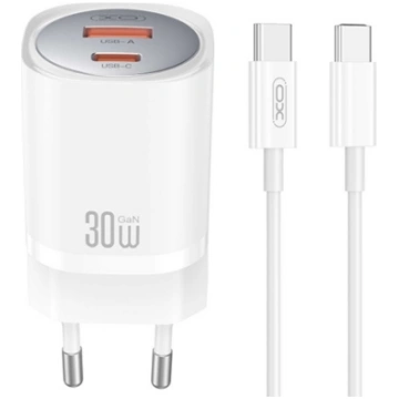 XO CE21 Mobilo telefonu lādētājs Type C/USB + Type