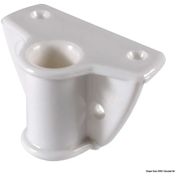 Socket for nylon rowlock wall mount (34.435.04) Os