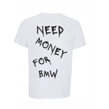 LoudJurmala : Need money Tshirt (BMW) - white / L