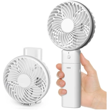 Wasuka portatīvais rokas ventilators, USB uzlādēja