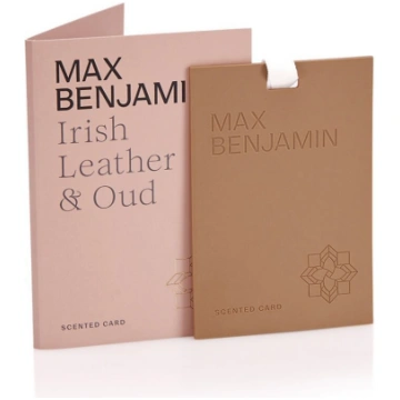 Aromatiskā kartīte Irish Leather & Oud Max Benjami