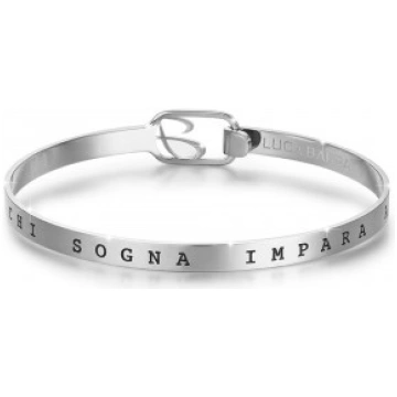 Bracciale Rigido Luca Barra Script Incisione