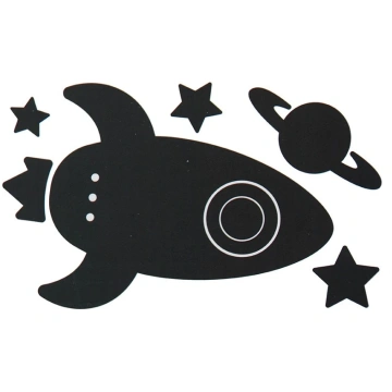 Melna līmlente Rocket Apli Kids