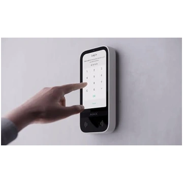 Bezvadu tastatūra KeyPad TouchScreen balta