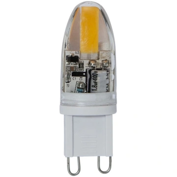 LED spuldzīte, G9, 1,8 W, caurspīdīga, 2800 K, ar 