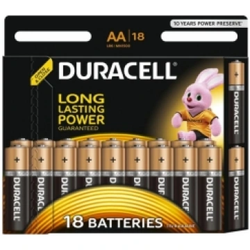 Duracell Base AA Alkaline 18 pack (5000394107519)