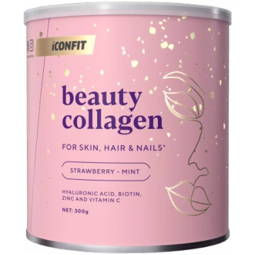 ICONFIT Beauty Collagen - Zemeņu-Piparmētras pulve