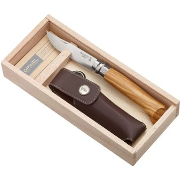 Opinel N°08 Gift Box Stainless Steel Olive