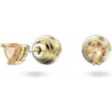 Orecchini a buco Swarovski Stilla ambra oro 563911