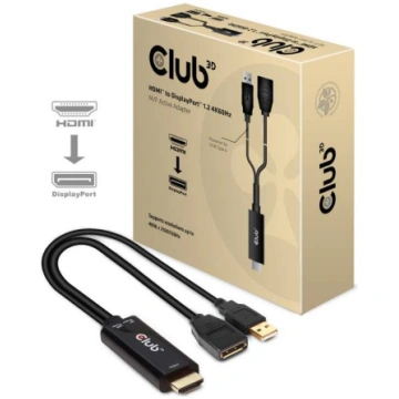 I/O ADAPTER HDMI TO DP/ACTIVE M/F CAC-1331 CLUB3D