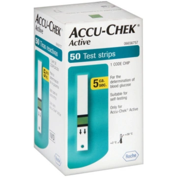 Accu-Chek Active teststrēmeles AccuStripes