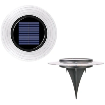 SOLAR DISC LAMP 28 LEDS FOR GROUND OR WALL MOUNTIN