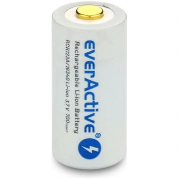 3,7 V everActive 16340 / RCR123A 700mAh akumulator